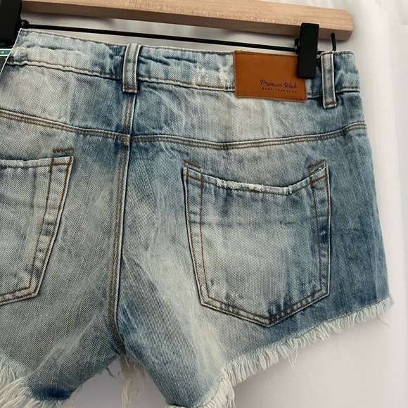 Zara Raw Hem Shorts Size 4 NWT - Picture 5 of 5